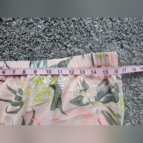 H&M Divided Floral Midi Skirt – Tropical Print, Size Large - Picture 7 of 11